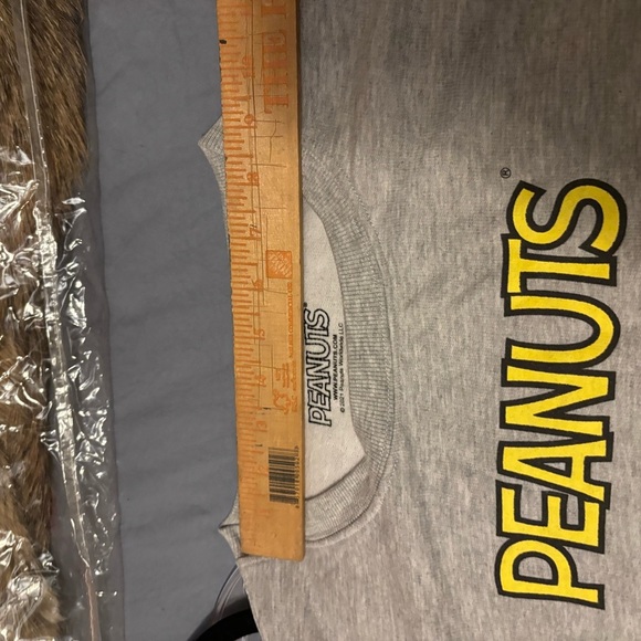 peanuts charlie brown shirt Longsleeve Large Comfy NWOT Graphic Print - Picture 6 of 10